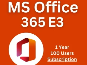 MS Office 365 E3 100 Users | 1 Year