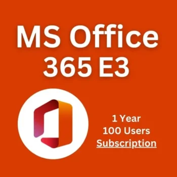 MS Office 365 E3 100 Users | 1 Year