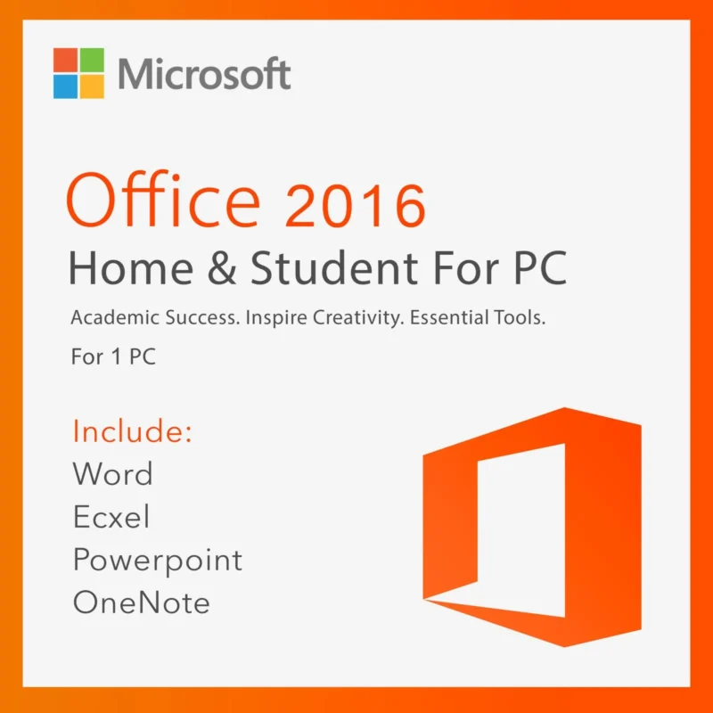 Office 2016 Home and Student Key - 1 PC