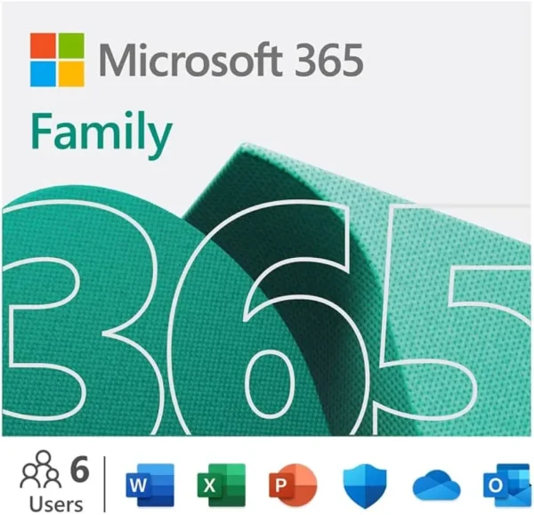 Office 365 Family 5 PC/Mac 6TB Cloud Storage (15-Month) Bind License 6 User Account