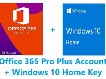 Office 365 Pro Plus Account + Windows 10 Home Key Bundle