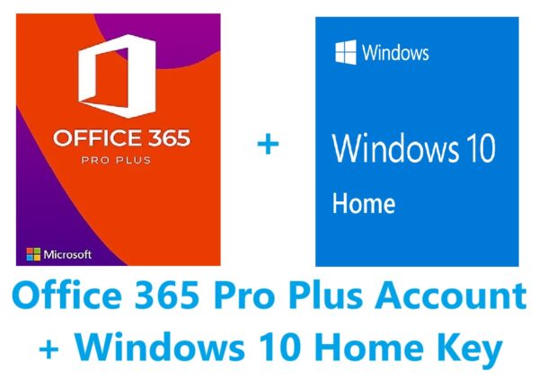 Office 365 Pro Plus Account + Windows 10 Home Key Bundle