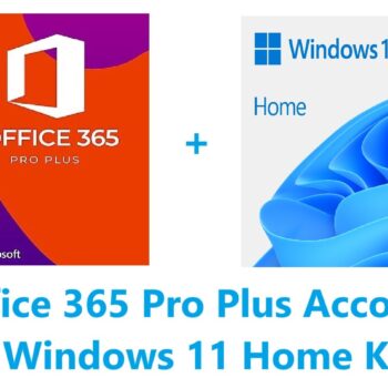 Office 365 Pro Plus Account + Windows 11 Home Key Bundle