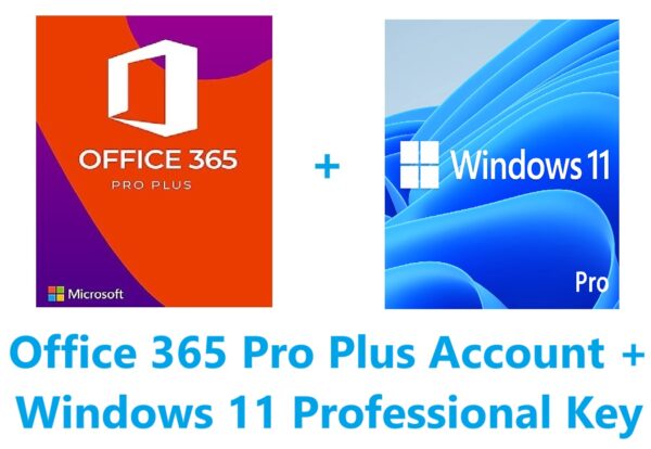 Office 365 Pro Plus Account + Windows 11 Professional Key Bundle