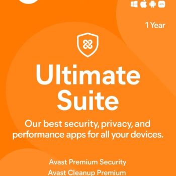 Avast Ultimate Security with VPN 3-User 1-Year | Speed Up & Clean Up Tools – PC/Mac/Android/iOS