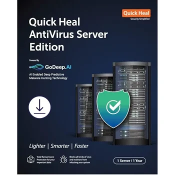 Quick Heal Antivirus Server Latest Version – 1 Server, 1 Year