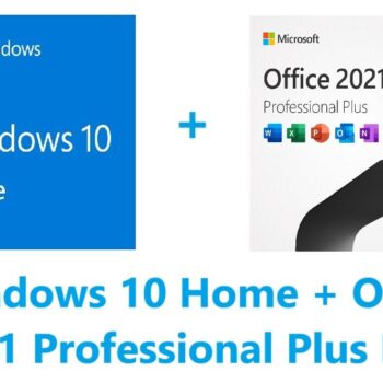 Windows 10 Home + Office 2021 Professional Plus Keys Bundle