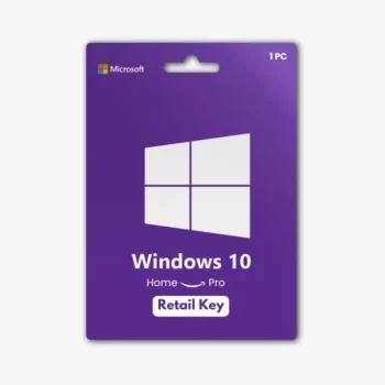 Windows 10 Home Upgrade Pro Retail Key 1 PC