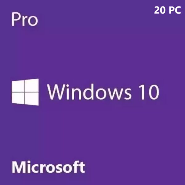 Windows 10 Pro MAK Key 20 PC – Lifetime Validity