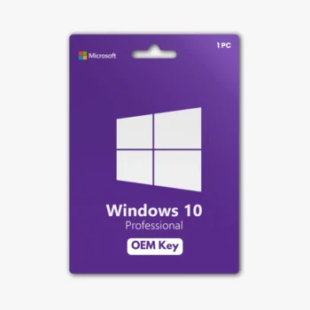 Windows 10 Professional OEM License Key – 1 PC