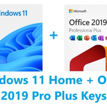 Windows 11 Home + Office 2019 Professional Plus Keys Bundle