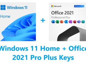 Windows 11 Home + Office 2021 Professional Plus Keys Bundle