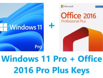 Windows 11 Professional + Office 2016 Professional Plus Keys Bundle