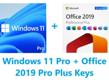 Windows 11 Professional + Office 2019 Professional Plus Keys Bundle