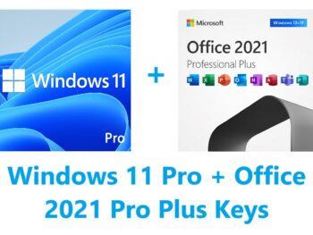 Windows 11 Professional + Office 2021 Professional Plus Keys Bundle